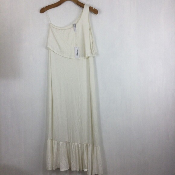 Rachael Pally Harmony One-Shoulder Sleeveless Dress White Size Small NWT - Picture 2 of 6